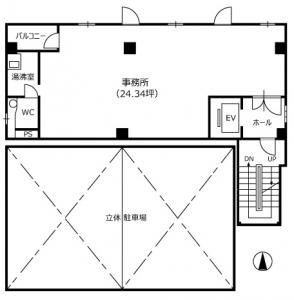 博労町辰巳ビル基準階図面