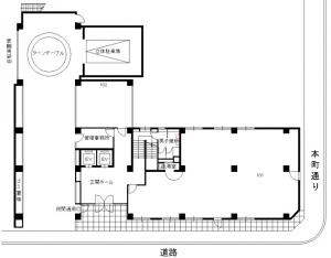 第１０松屋ビル１階間取り図