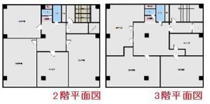 エッグビル本町２・３階間取り図