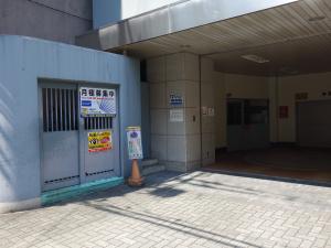 西船場辰巳ビルゴミ収集場