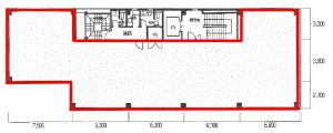 ニュー淡路町ビル基準階間取り図