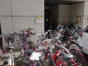 永都ビル大阪長堀駐輪スペース