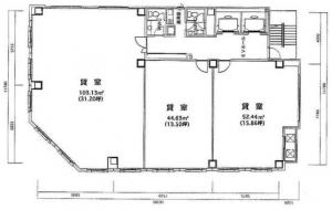 ＹＳＫビル基準階図面