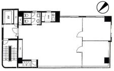 芸文社ビル基準階図面