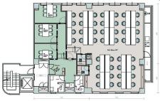 エスラ原宿ビル基準階間取り図
