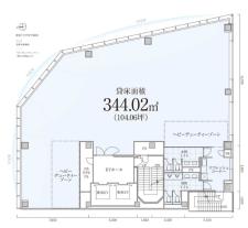 ＰＭＯ新宿御苑前基準階図面