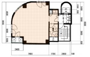 アカシヤビル基準階間取り図