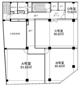 ＹＫビルディング基準階間取り図
