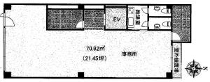 四条新町ビル基準階図面