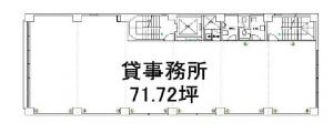 第一住建瓦町ビル基準階間取り図