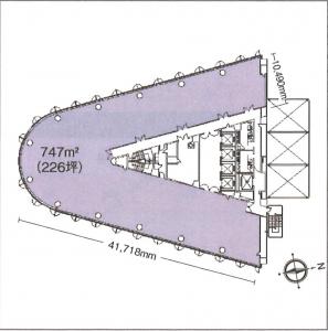 ニッセイ新大阪南口ビル間取り図