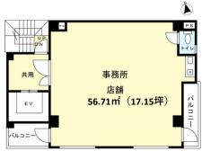 マリアナ市谷薬王寺基準階図面