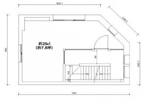 マルカビル４階間取り図
