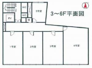 ＤＫビル基準階間取り図