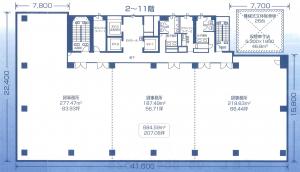 マルイト谷町ビル間取り図