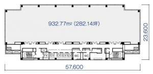 アーバンエース三宮ビル基準階図面