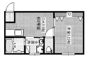 長堀三栄プラザビル６０２号間取り図