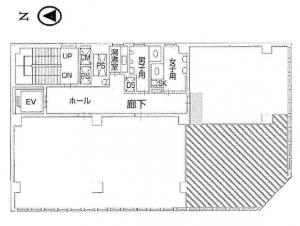 ＶＥＧＡ　ＶＩ高橋ビル別館基準階間取り図