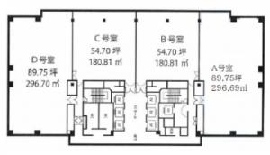 ＮＬＣ森の宮ビル基準階図面