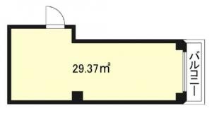 エクシード瓦町ビル基準階間取り図