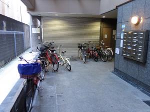サザンコート東心斎橋ビル駐輪スペース