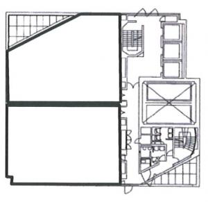 桜橋ＩＭビル基準階間取り図