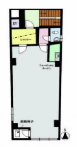 中央江坂ビル基準階間取り図