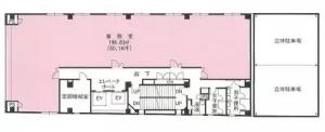 上野ＢＲビル基準階間取り図