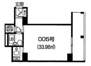 心斎橋ロンコート５号間取り図