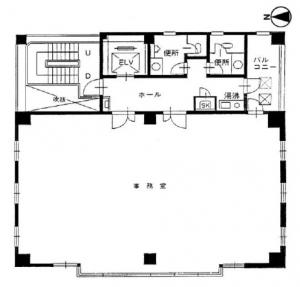 松本ビル基準階間取り図