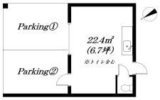 さくらみや３番街ビル　１号室　間取り図