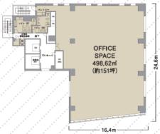 BIZCORE飯田橋基準階図面