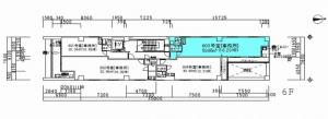 谷町エクセルビル６階間取り図