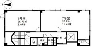 新大阪龍馬ビルⅠ基準階図面