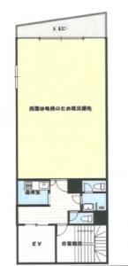 川越靭ビル基準階間取り図