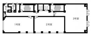 ＳＲビル本町東基準階間取り図