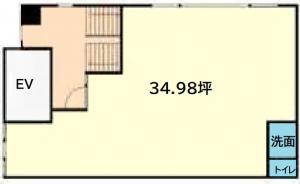 心斎橋福田ビル基準階図面