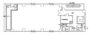 国元高麗橋ビル基準階間取り図