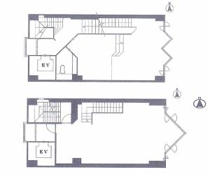 南船場チェルシー基準階間取り図