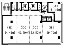 阪神ＯＮＯビル基準階間取り図