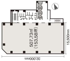 新橋M-SQUARE基準階図面
