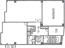 鵲森之宮ビル基準階図面