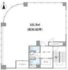 JUST本町ビル基準階図面