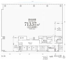 ＰＭＯ秋葉原北基準階図面