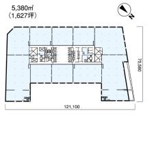 新大手町ビル基準階図面