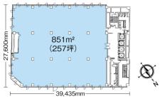 日本生命東八重洲ビル基準階図面