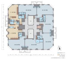 高輪マンション基準階図面