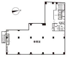 いちご三田ビル基準階間取り図