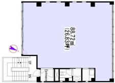 セルクル赤坂基準階図面