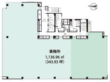 目黒東急ビル基準階図面
